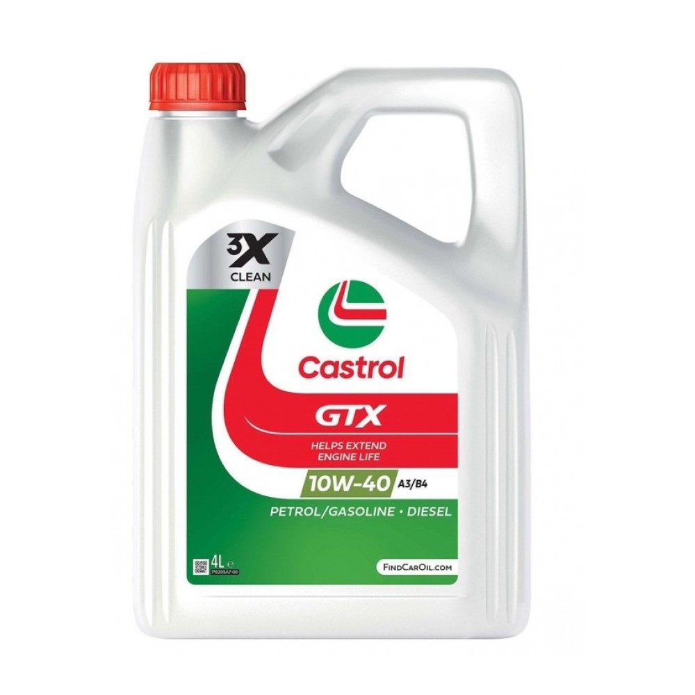 Castrol GTX ULTRACLEAN 10W40 A3/B4 4X4L E4