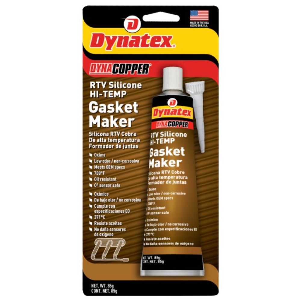 DYNATEX COPPER RTV SILICONE GASKET MAKER 85g