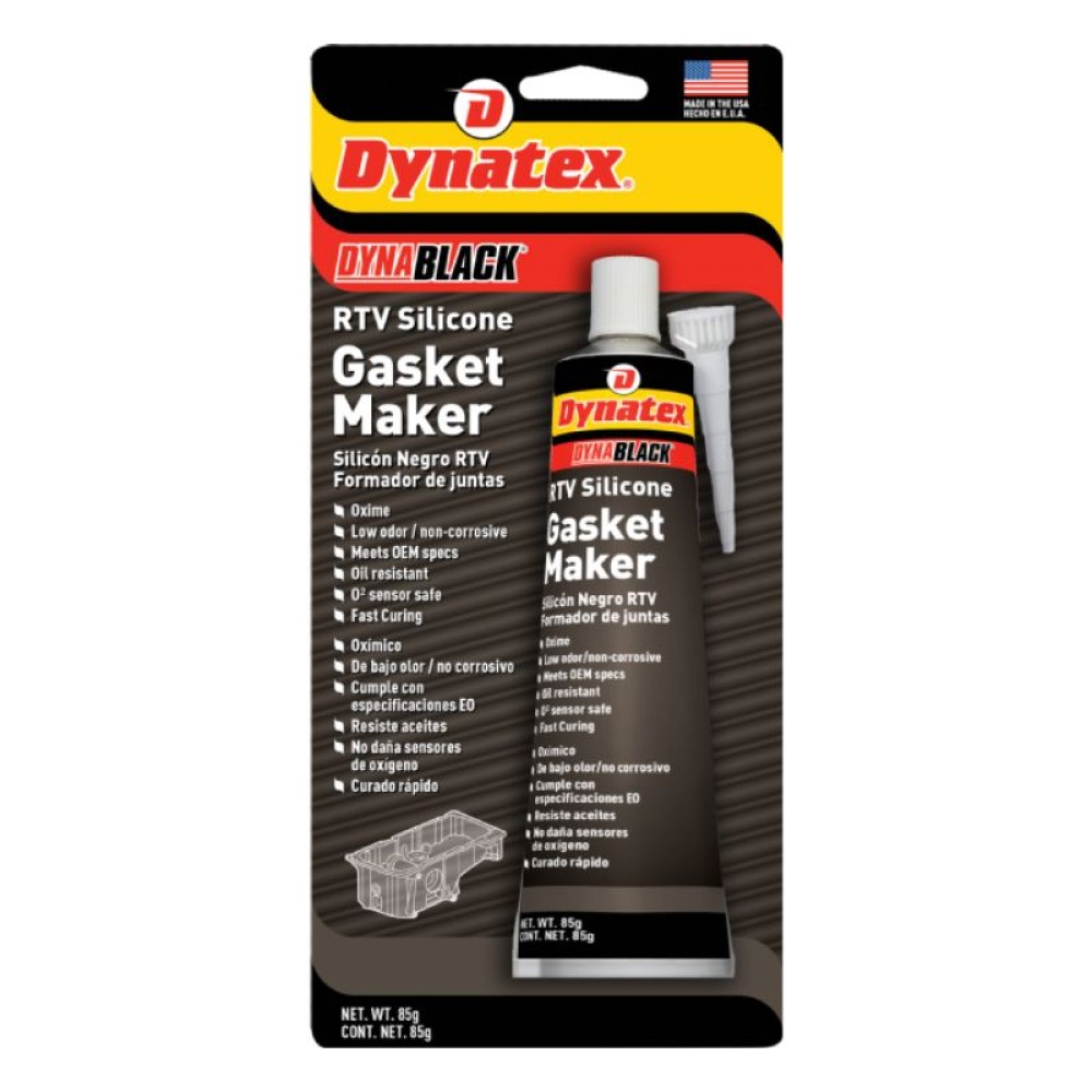 DYNATEX RTV SYLICONE BLACK GASKET MAKER 85g