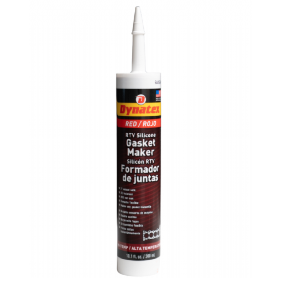 DYNATEX  RTV SILICONE RED HI-TEMP 300ml