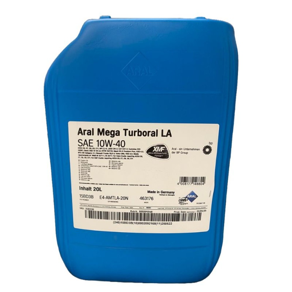 Aral MegaTurboral LA 10W-40 20L E4