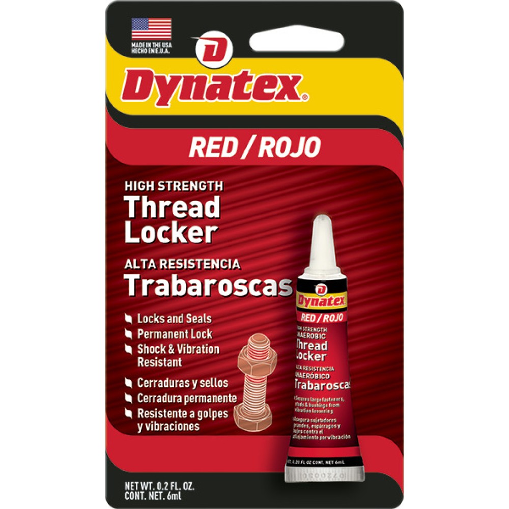 DYNATEX RED HIGH THREADLOCKER 6ml